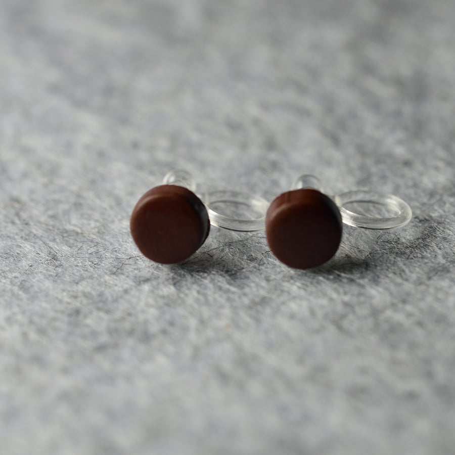 Polymer Clay Clip On Earrings 