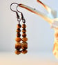 Tiger's Eye Earrings - Handmade In Devon - Image 7