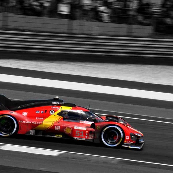 Ferrari 499P no51 24 Hours of Le Mans 2023 Photograph Print