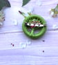 Dorset Button Rainbow Posy Brooch - Image 2