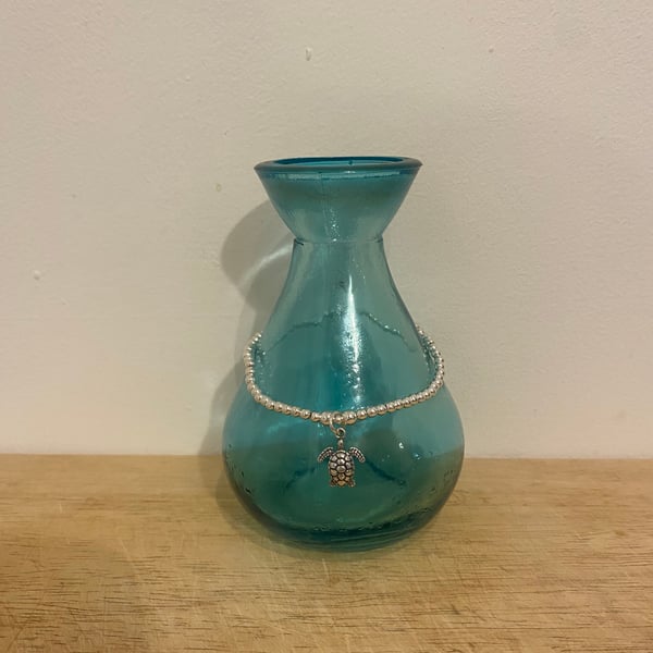  Sterling Silver Turtle Bracelet (826)