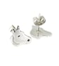 Horse Stud Earrings, Handmade from sterling silver - Image 1