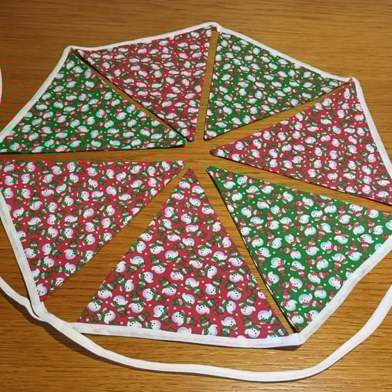 Jolly Snowmen Christmas Bunting