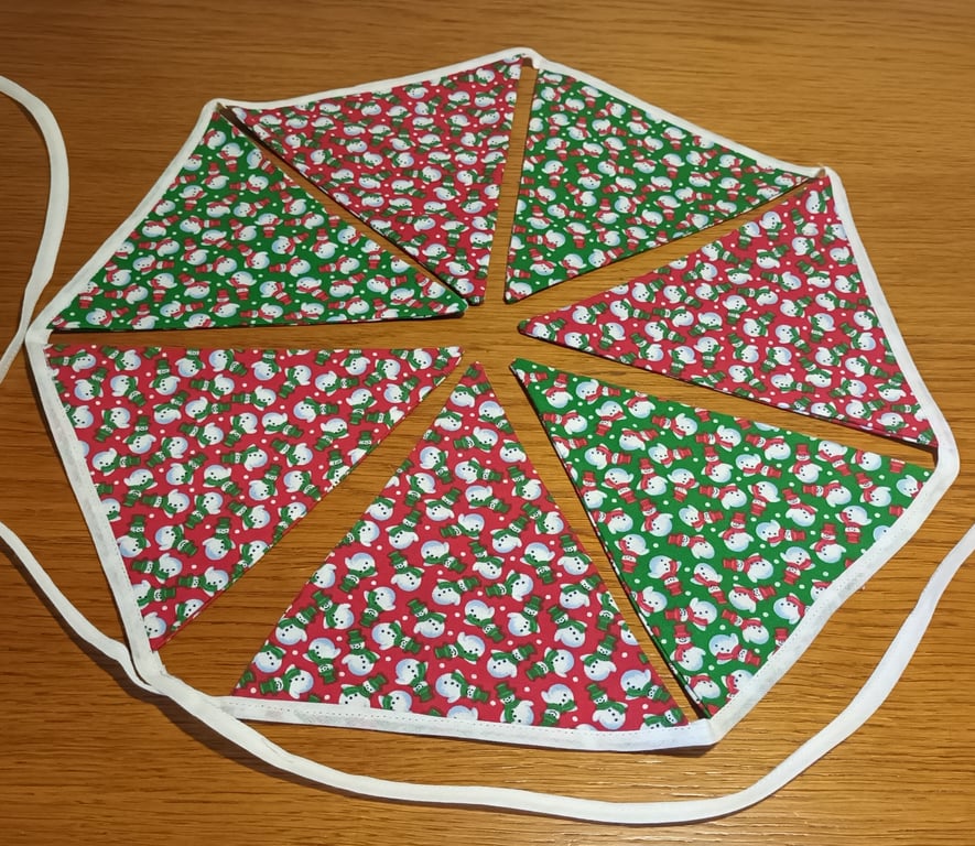 Jolly Snowmen Christmas Bunting