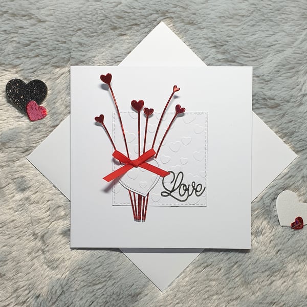 Valentine's Day Card - Red