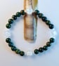 Bloodstone And Rock Crystal Bracelet - Handmade In Devon - Image 5