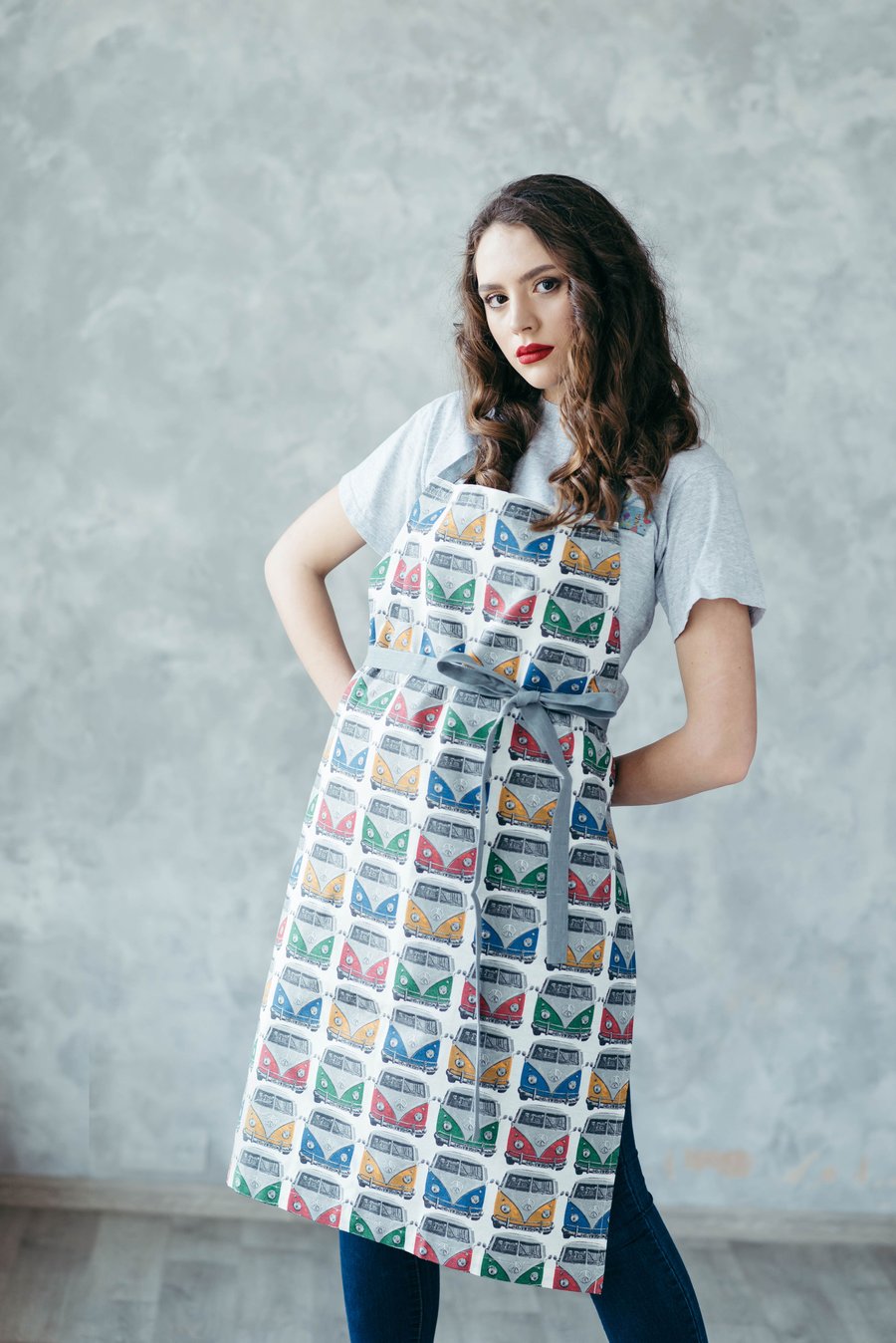 Apron for Women, Apron for Men, Camper Van Gift, Baking Apron, Large Apron