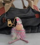 Lavender Scented Gnome Keyrings - Pink Beard - Image 2
