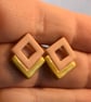 Geometric Stud Earrings - Image 8