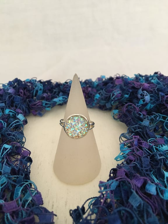 Resin Druzy Ring 4
