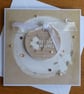 Christmas Card - Wreath With Cream Poinsettias- Festive Wishes - Image 10
