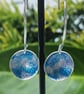 Fine silver and enamel earrings  - Image 3