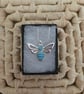 Azure Bumble Bee Pendant - Image 1