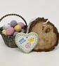Small ceramic heart Easter - Image 2