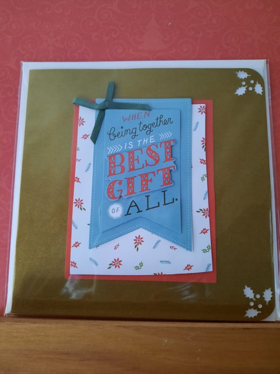 When Being Together is the Best Gift of All Christmas Card 