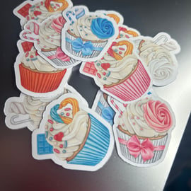 Cupcake Stickers