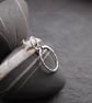 Argentium silver Hoop Earrings, silver hoop stud, Eco-friendly holiday jewellery - Image 5