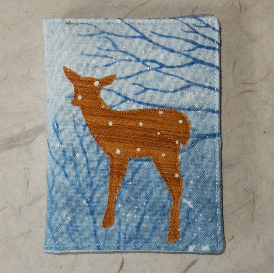 Needle case - Deer winter scene