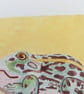Painting of a vintage tin frog - Image 5