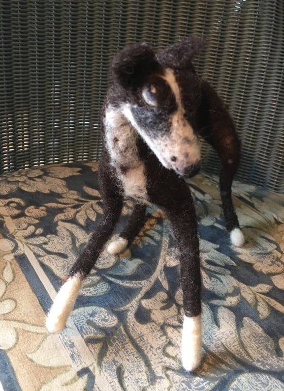 Needle Felted pet portraits,Dog sculpture,memorial  ornament,bespoke order
