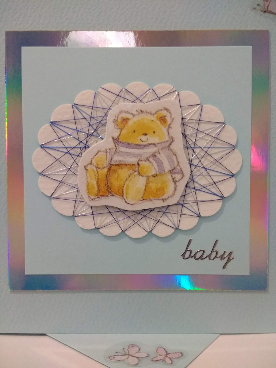 Baby Boy Bear card
