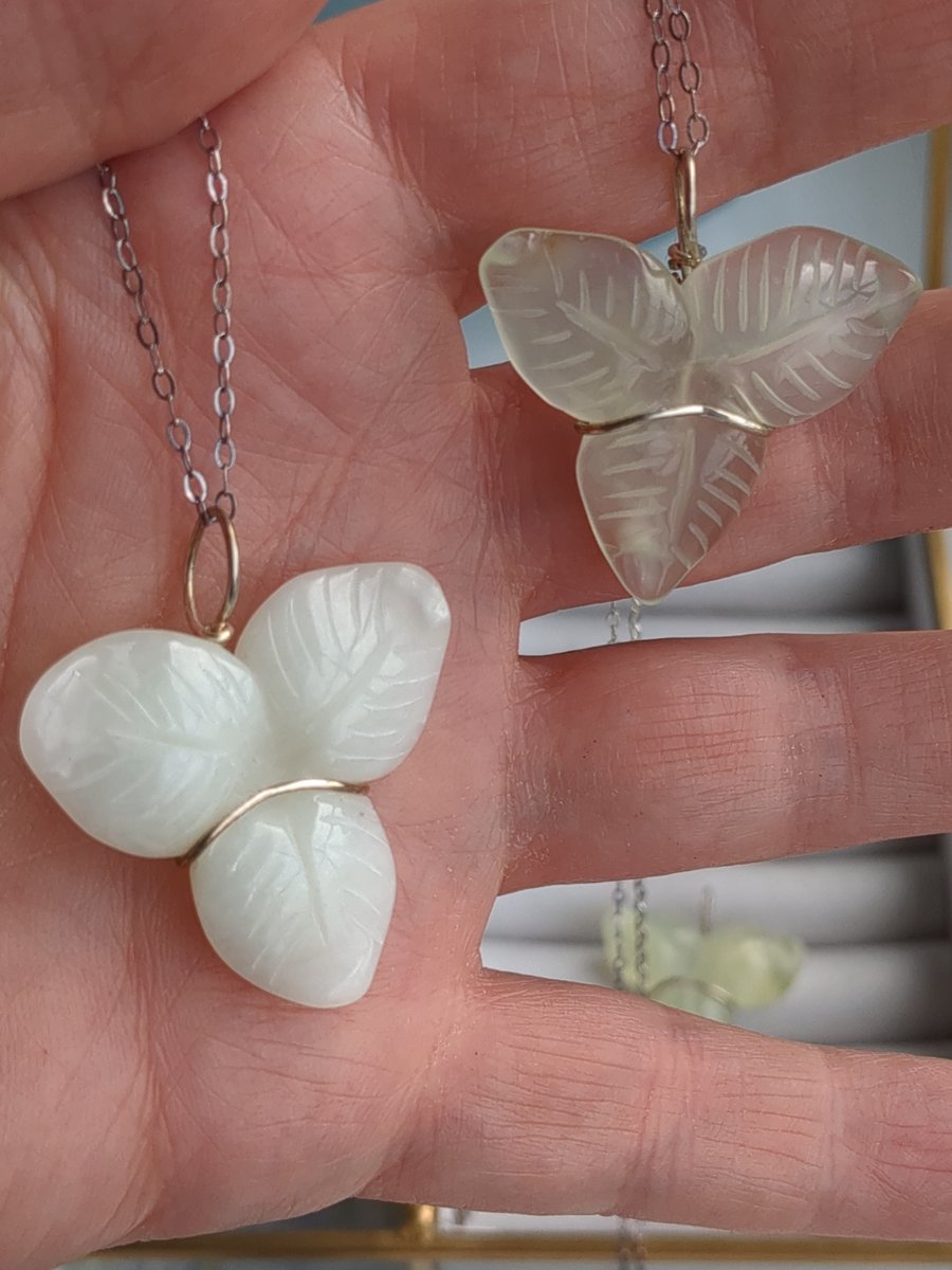 New Jade in sterling silver pendant 