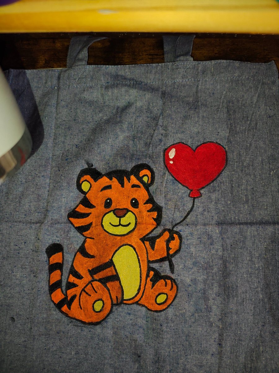 Hand painted tote bags 