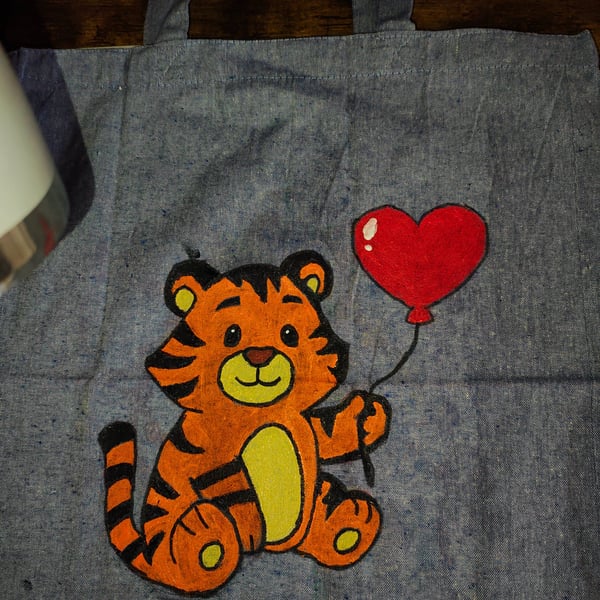 Hand painted tote bags 