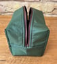 Countryside Print Quilted Fabric Box Shape Makeup Bag - Image 6