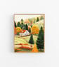 Autumn Fox Art Print - Signed 8 x 10 Print - Image 3