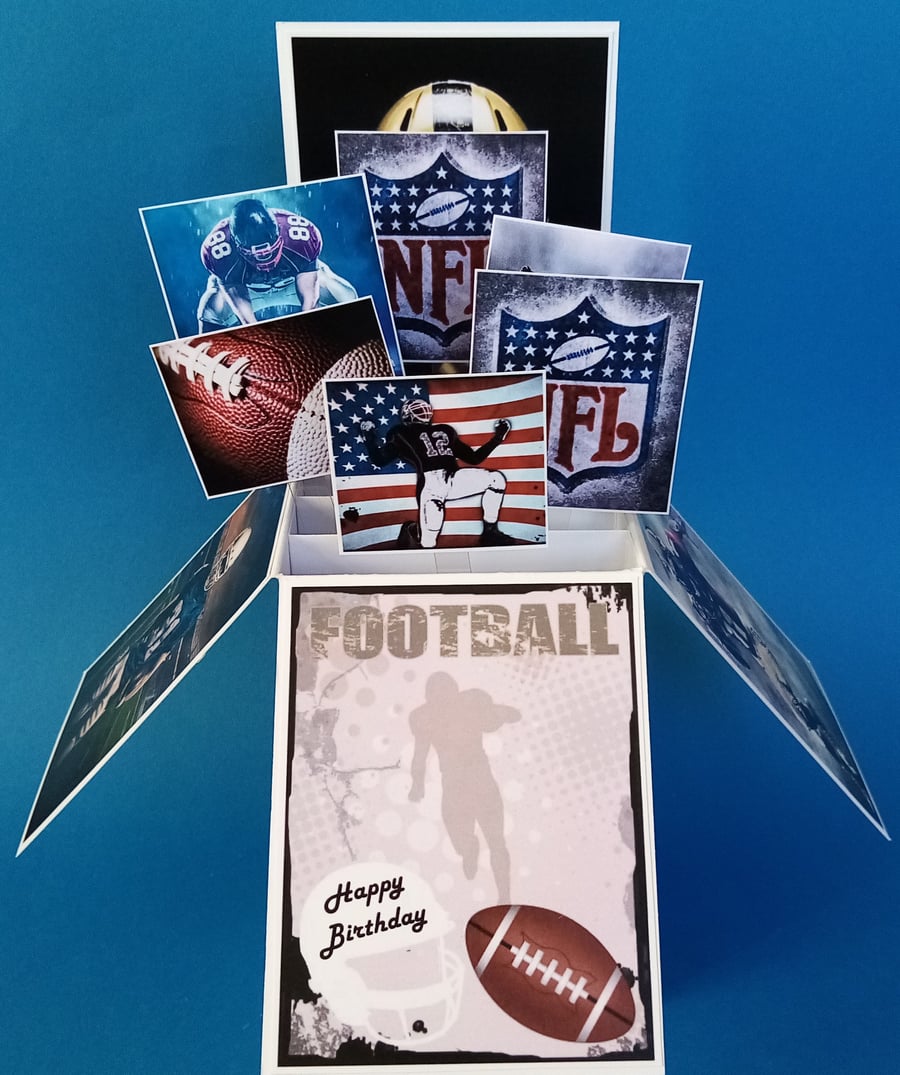American Football Birthday Card