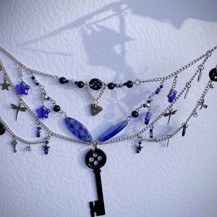 Coraline Inspired Choker Necklace 