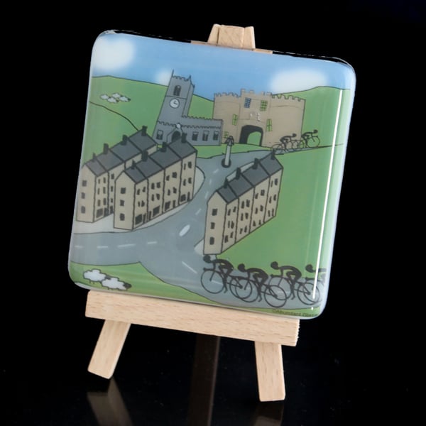 Skipton Cyclist Coaster - Inspired by Tour de France coming to Yorkshire