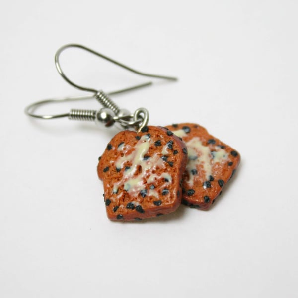 Bara Brith earrings (with butter)
