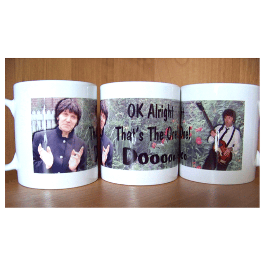 Stevie Riks Character Mug - Paul McCartney 