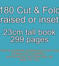 Bookcase with cat 180 CUT & FOLD Book Folding Pattern - EMAILED PDF PATTERN - Image 10