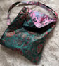 Luxury Reversible Brocade Bag – 34x34 cm - Handmade Two-Sided Shoulder Tote Bag  - Image 2