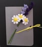 Medium Felt Flowers Card  - Chamomile & Lavender - Image 1