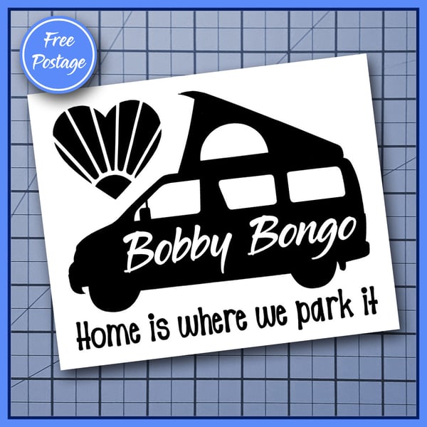 Personalized Mazda Bongo Campervan Vinyl Decal