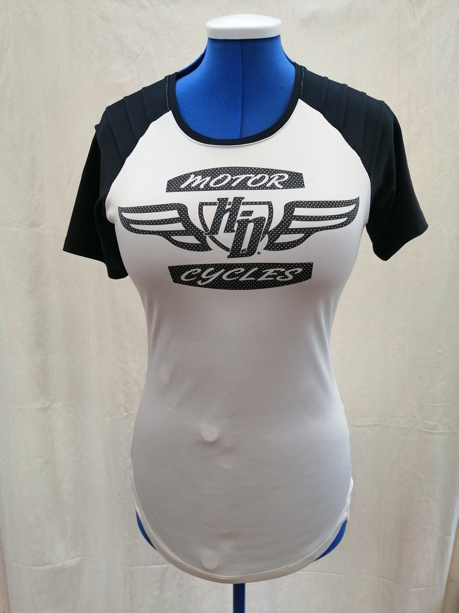 Vintage 2000's Harley Davidson Motorcycles Sports Performance Top Tshirt size Sm