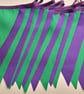 Tennis Bunting: Printed Racket & Ball Flags - Made in England - Image 3
