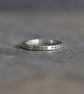 Sterling Silver Personalised Message Ring - Love You Always - Handmade  