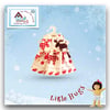 Gingham Reindeer Dress to fit the Little Hugs dolls and Baby Daisy