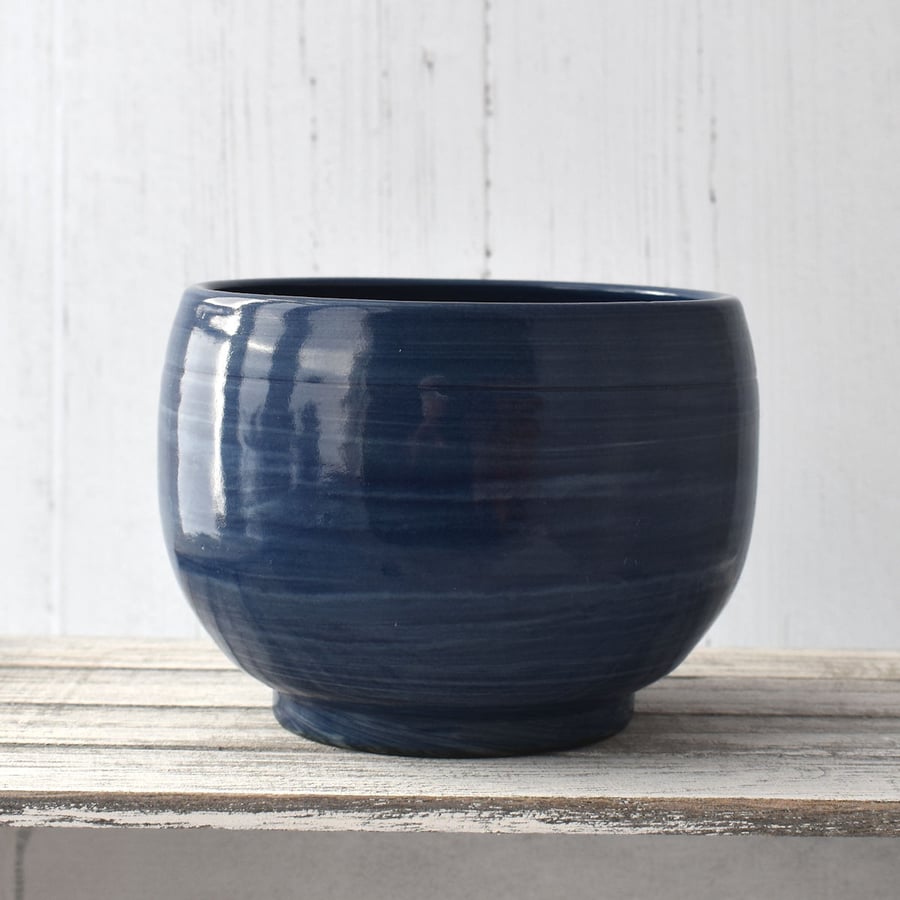 17-219 Blue bowl  (Free UK postage)