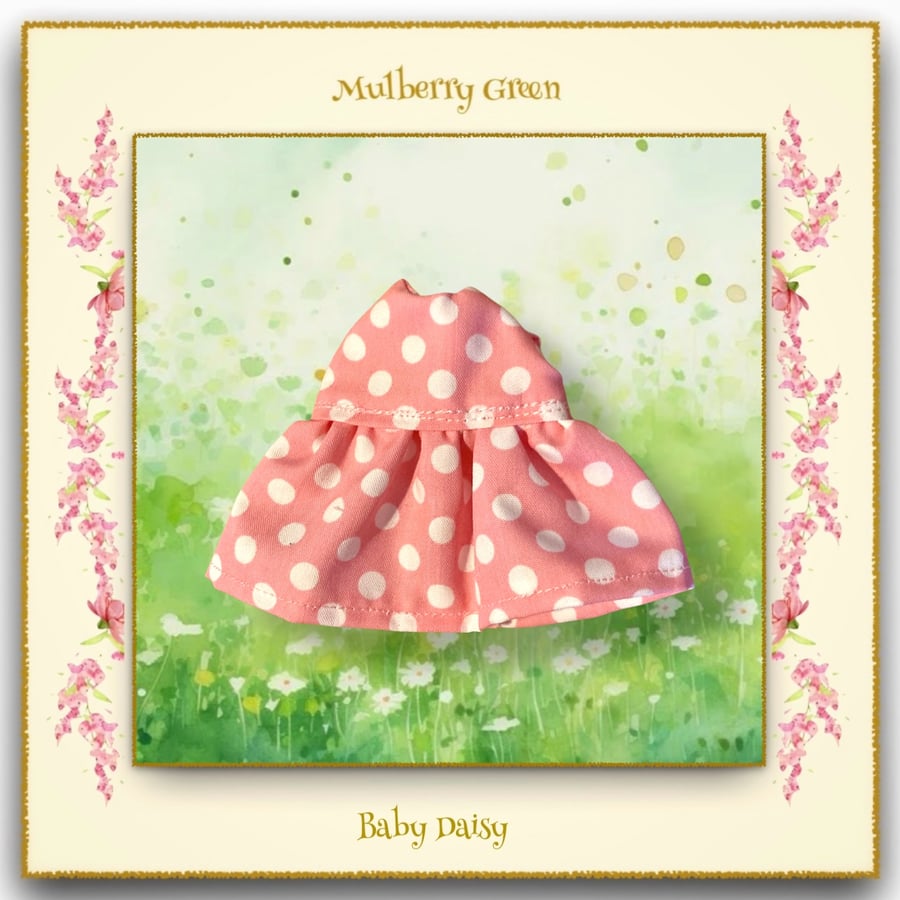 Pink Spot Dress for Baby Daisy 