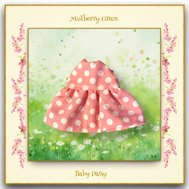 Pink Spot Dress for Baby Daisy 