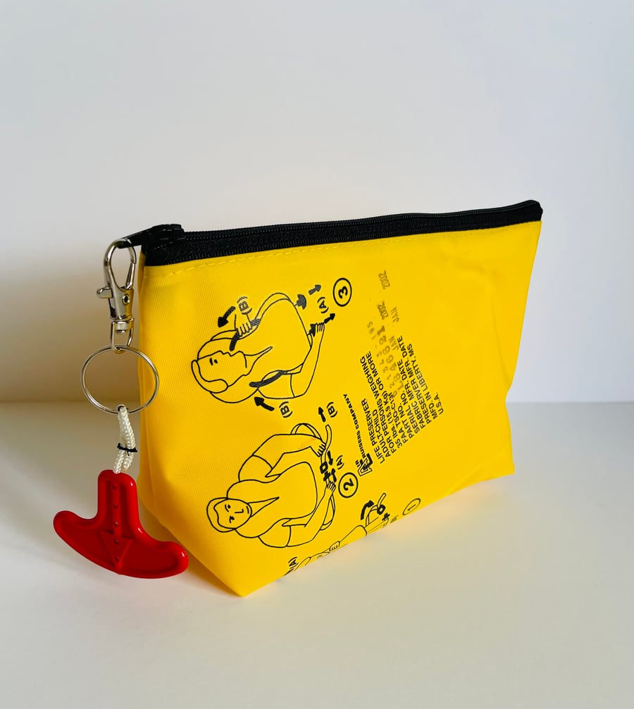 Life vest cosmetic pouch