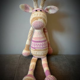 Fairisle Crochet Giraffe Teddy