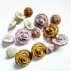 17 Mixed Rose Shank Buttons