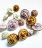 17 Mixed Rose Shank Buttons
